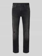 Slim fit jeans van katoenmix, model 'DELAWARE'
