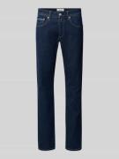 Straight fit jeans met steekzakken, model 'GROVER'