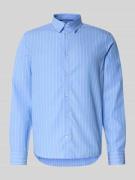 Slim fit zakelijk overhemd met knoopsluiting