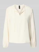 Blouseshirt met V-hals