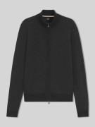 Regular fit gebreid jack van wolmix, model 'H-HETERNO'