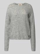 Loose fit gebreide pullover met wol, model 'Mape'