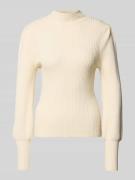 Regular fit gebreide pullover van viscosemix, model 'KATIA'