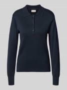 Regular fit shirt met lange mouwen van viscosemix, model 'Katie'
