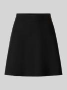 Regular fit minirok met elastische band, model 'AMA LIFE'