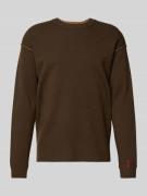 Gebreide pullover met ronde hals