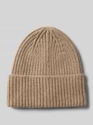 Gebreide muts met brede omslag, model 'Beky soft'