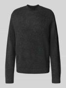 Loose fit gebreide pullover met wol