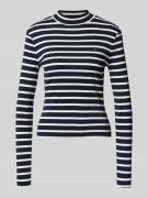 Slim fit shirt met lange mouwen van puur katoen