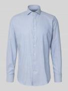 Slim fit zakelijk overhemd met kentkraag