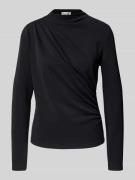 Shirt met lange mouwen en rimpelingen