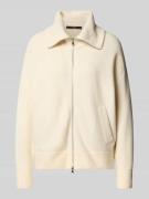 Gebreid jack met ritssluiting