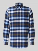 Regular fit vrijetijdsoverhemd van biologische katoenmix