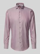 Slim fit zakelijk overhemd met haaikraag