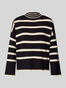 Regular fit gebreide pullover van viscosemix, model 'LIBI'