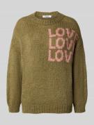 Relaxed fit pullover met viscose, model 'Dela'