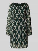 Jurk met structuurmotief, model 'Sara'