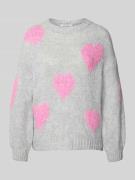 Gebreide pullover met ronde hals, model 'Bo44nita'