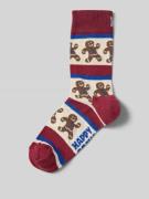 Sokken met een all-over look model 'Gingerbread Stripe'