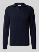 Gebreide pullover van wolmix met polokraag, model 'Karl'