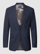 Regular fit 2-knoops colbert met reverskraag