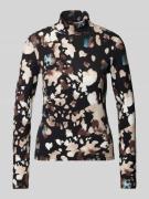 Regular fit shirt met lange mouwen van viscosemix