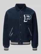 Collegejack met drukknoopsluiting