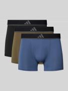 Slim fit boxershort met logostitching in een set van 3 stuks, model 'A...