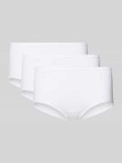 Slim fit slips met logopatch in een set van 3 stuks