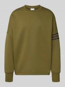 Oversized sweatshirt met ribboorden