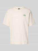 T-shirt met labeldetail