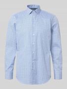 Regular fit zakelijk overhemd met kentkraag