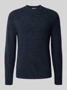 Gebreide pullover met ribboorden, model 'BRIAN'