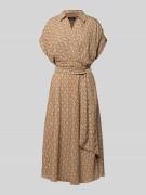 Overhemdjurk met strikceintuur, model 'FRATILLIO'