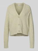 Relaxed fit gebreid jack met alpaca, model 'Dassi'