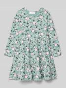 Mini-jurk met ronde hals, model 'MILA'