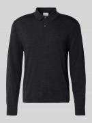 Gebreide pullover met polokraag