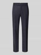 Slim fit pantalon met wol, model 'REED'
