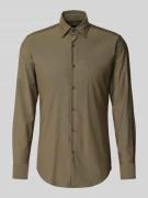 Slim fit zakelijk overhemd van twill, model 'HANK'