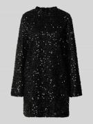 Knielange jurk met pailletten