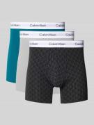 Slim fit boxershort met logostitching in een set van 3 stuks, model 'B...