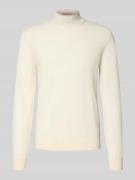 Gebreide pullover met ronde hals