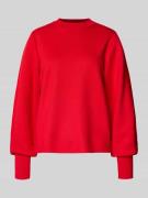 Gebreide pullover met ribboorden