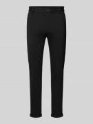 Slim fit stoffen broek met verkort model