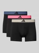 Slim fit boxershort met logostitching in een set van 3 stuks, model 'A...