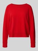 Wollen pullover van een mix van scheerwol en kasjmier met boothals