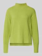 Gebreide pullover met opstaande kraag