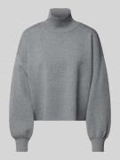 Gebreide pullover van viscosemix met opstaande kraag, model 'Mercy Eas...