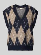 Spencer met V-hals, model 'Grsargyle'