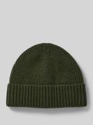 Beanie van een mix van wol en kasjmier